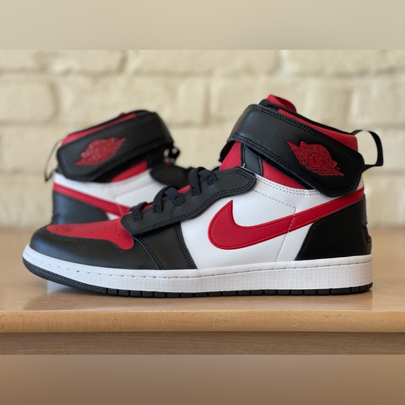 Nike Air Jordan 1 High Flyease Black Red Bred White Shoes CQ3835-061 Men\'s 11.5 main image 9